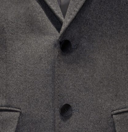 grey wool overcoat