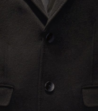 Black Wool Overcoat zoom