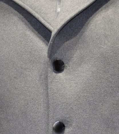 light grey loden wool overcoat zoom